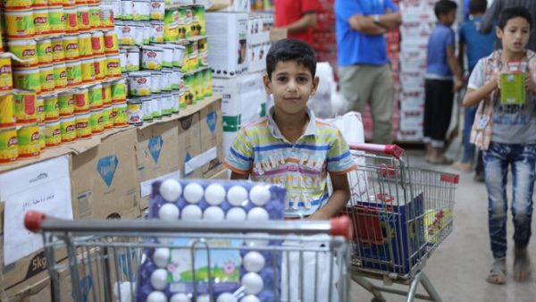 WFP -contracted shop in  Zaatari Camp , Jordan (Twitter)