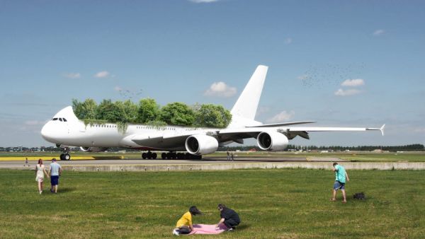 Abdelkader, who digitally manipulated images while he was locked up in his home in Paris, says they were an objection to the slowdown in energy consumption. (Twitter)