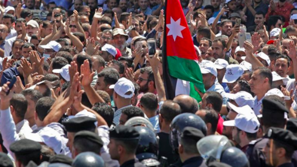 Scenes from the last Jordan Teachers Strike (AFP File Photo)