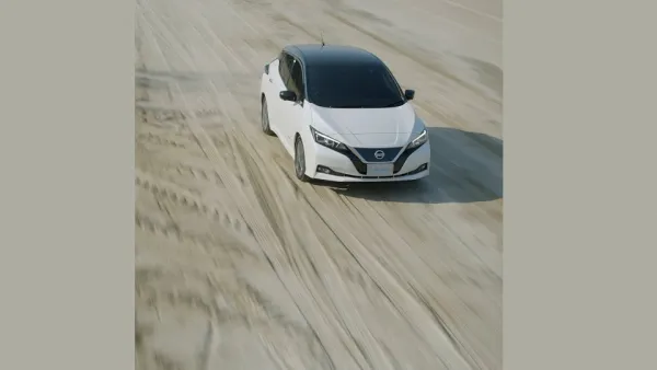 Nissan Leaf Dares to Challenge Mother Nature 