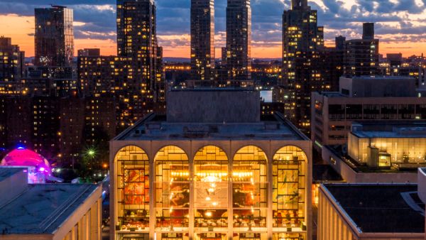 View of fully lit Metropolitan Opera House  (Shutterstock)