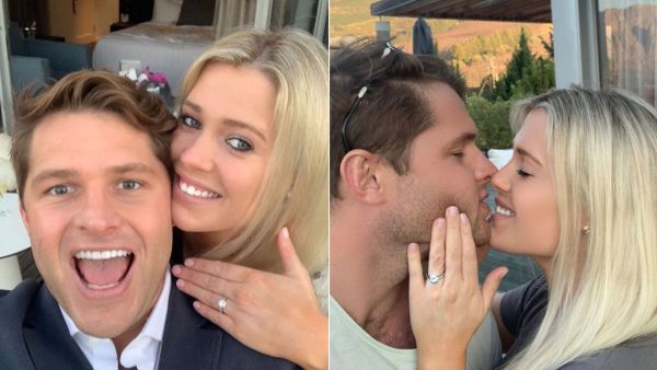 أميليا سبينسر وخطيبها 