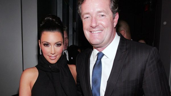 بيرس مورغان وكيم كارداشيان.