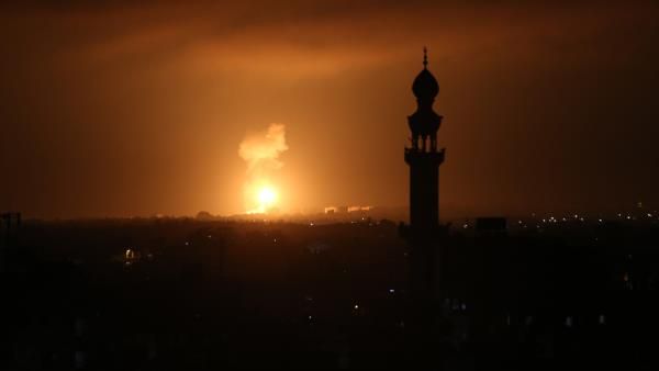 Israeli airstrikes on the Gaza Strip (Twitter)