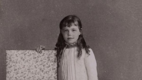 Portrait of Grand Duchess Olga Alexandrovna of Russia.  Photographed in 1888. (Twitter)