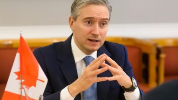 Canadian foreign affairs minister Francois-Philippe Champagne pictured March 2020. (AFP/File)