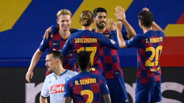 برشلونة يتغلب على نابولي
