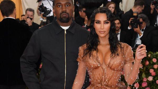 Kim Kardashian and Kanye West. (AFP File photo)