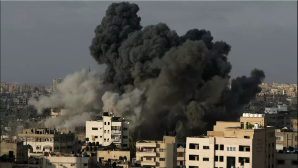 The military attacked Hamas targets in Gaza in response to incendiary balloons launched by Palestinians. (AFP)