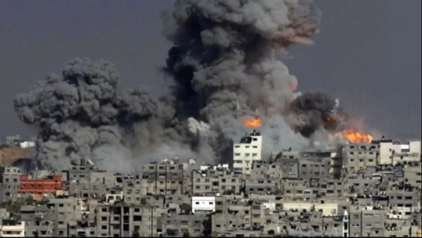 The Israeli military says the air raid which targeted a Hamas observation post was in response to the balloons. (AFP/File)
