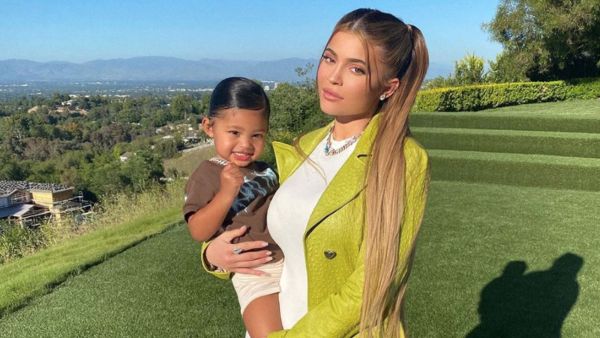 Stormi's dad Travis Scott was not along for the trip.