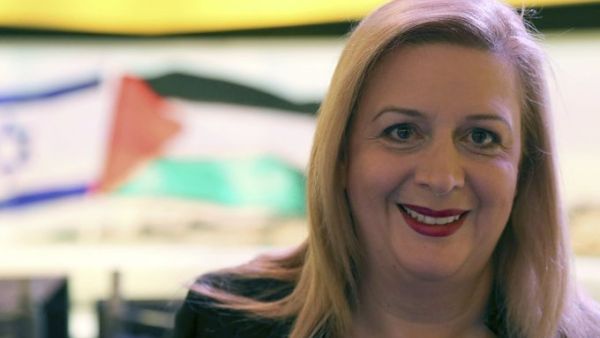 Suha Arafat, the widow of former PLO leader Yasser Arafat (Twitter)