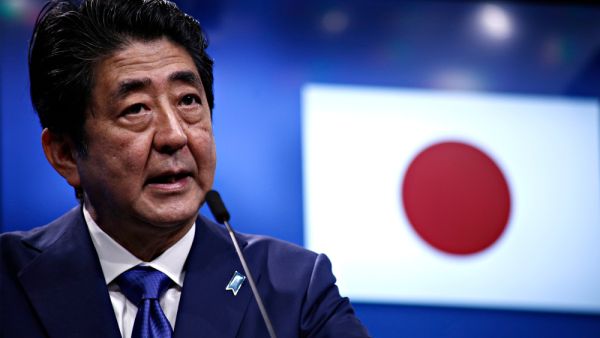 Japan's Prime Minister Shinzo Abe attends a EU-Japan summit in Brussels, Belgium. (Shutterstock/ File Photo)