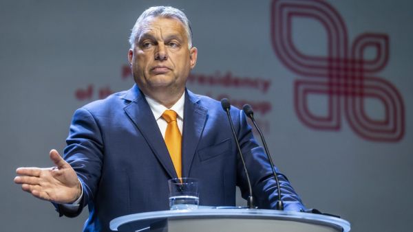 Hungary's Prime Minister Viktor Orban attends a joint press conference after a Visegrad Group (V4) meeting in Lublin, September 11, 2020. Wojtek RADWANSKI / AFP