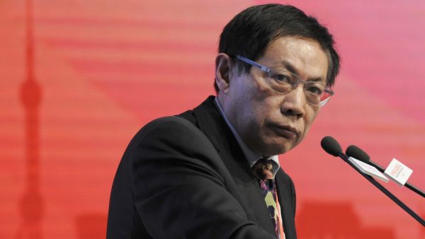 This photo taken on November 18, 2013 shows Ren Zhiqiang, the former chairman of state-owned property developer Huayuan Group, speaking at the China Public Welfare Forum in Beijing. A Chinese tycoon who called President Xi Jinping a clown and criticised his handling of the coronavirus outbreak was jailed for 18 years on September 22, 2020 for corruption, bribery and embezzlement of public funds. China News Service (CNS) / AFP