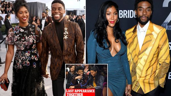 تشادويك بوسمان وزوجته