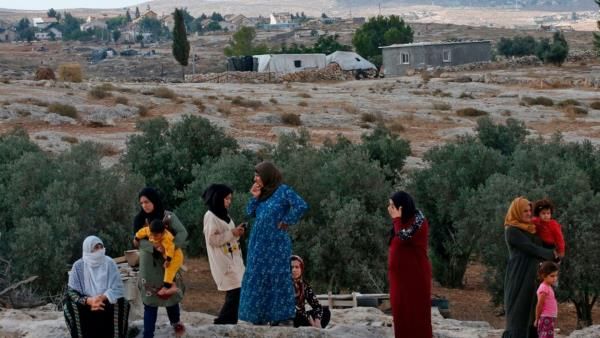 Palestinians in West Bank (Twitter)