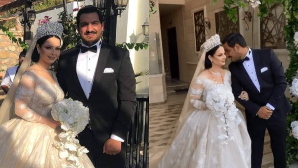 ديانا كرزون ومعاذ العمري في لقطات رومانسية من كواليس فيديو كليب زواجهما..شاهدوا!