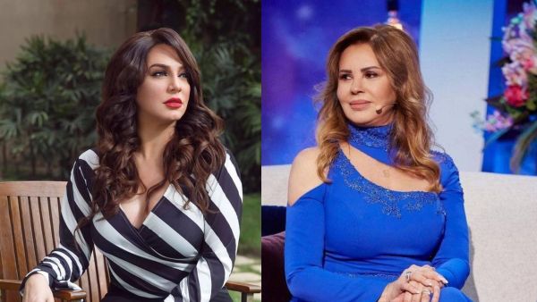 سلاف فواخرجي بشورت قصير إلى جانب سلمى المصري..شاهد!