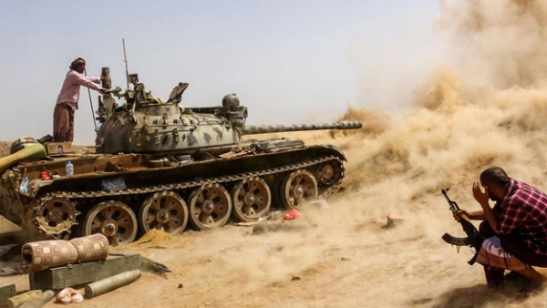 Houthi rebels (Twitter)