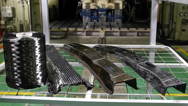 Nissan Achieves Breakthrough in Carbon Fiber Parts Production