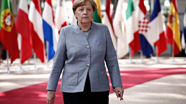 Chancellor of Germany, Angela Merkel arrives for a meeting with European Union leaders in Brussels Belgium. (Shutterstock/ File Photo)