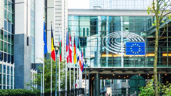 Exterior of the building of the European Parliament in Brussels, Belgium. (Shutterstock/ File Photo)