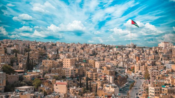 Jordan flag in Amman  (Shutterstock)