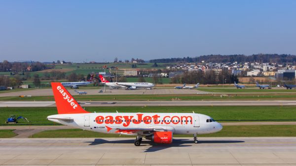 EasyJet taxiing in the Zurich airport. (Shutterstock/ File Photo)