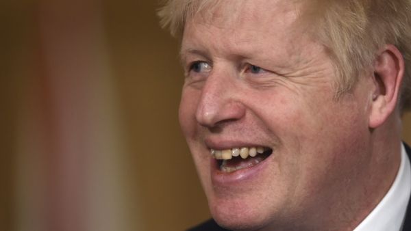 Britain's Prime Minister Boris Johnson speaks during a virtual press conference inside 10 Downing Street in central London on October 16, 2020 ahead of the imposition of tighter restrictions in some parts of England including London aimed at combating the spread of the novel coronavirus. Roughly half of England is now under tougher coronavirus restrictions, after the government on October 15 announced more stringent measures for London and seven other areas to try to cut surging numbers of cases. Eddie MULH
