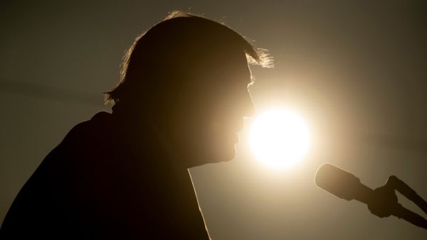 US President Donald Trump speaks during a Make America Great Again rally at La Crosse Fairgrounds Speedway on October 27, 2020, in West Salem, Wisconsin. Brendan Smialowski / AFP