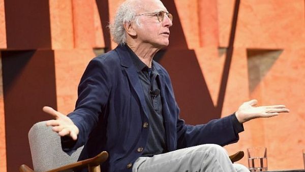 Larry David speaks onstage during Vanity Fair New Establishment Summit at Wallis Annenberg Center for the Performing Arts on October 4, 2017 in Beverly Hills, California. (Matt Winkelmeyer/Getty Images/AFP)