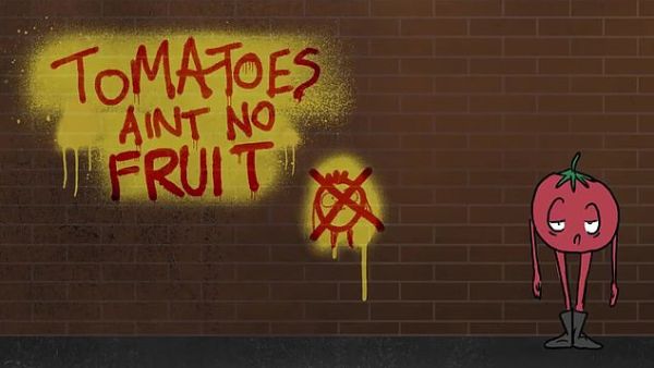 Later in the clip, the tomato sees a lemon spraying graffiti that says: 'Tomatoes ain't no fruit.' Former officer Harry Miller, of the campaign group Fair Cop, said: 'It is beyond absurd. This is why the public are losing respect for the police. (Video Screenshot)