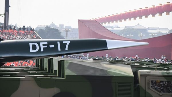 The DF-17 (pictured in file photo on October 1, 2019), with a maximum range of 2,500 kilometres (1,550 miles), will gradually replace the older DF-11 and DF-15 missiles. (AFP)