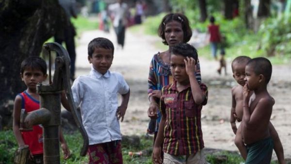More than 34,000 Rohingya were also thrown into fires while over 114,000 others were beaten. (AFP)