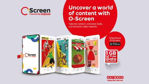 Ooredoo تقدم عالماً من العروض الحصرية والمحتوى الرقمي الرائع عبر تطبيق  O-Screen