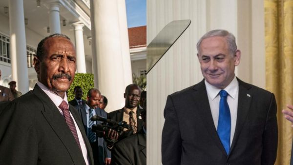 Sudanese General Abdel Fattah al-Burhan, the head of the country’s Sovereign Council, reportedly met Israeli Prime Minister Benjamin Netanyahu in Uganda on 3 February 2020 (AFP/file photo)