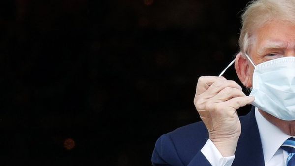 Bandages on Trump’s hand again (Twitter)