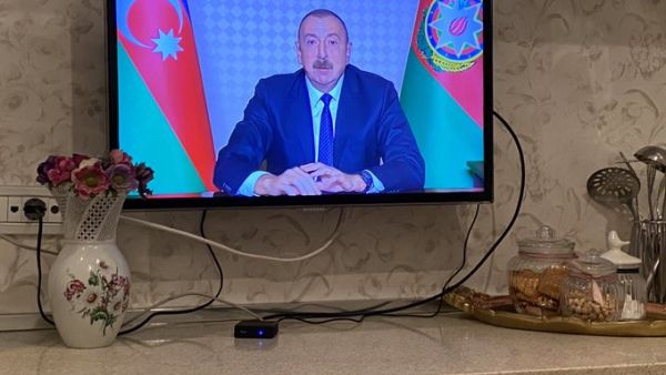 Azerbaijan's President Ilham Aliyev (Twitter)