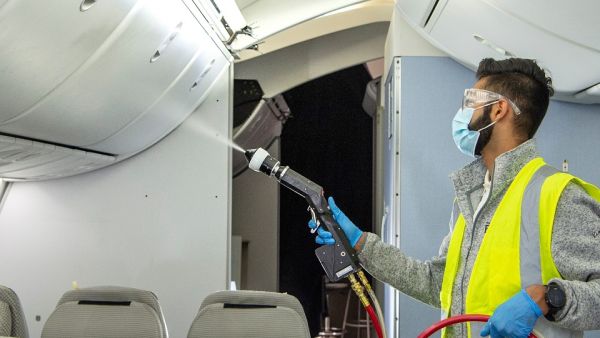 Cleaning technologies and disinfecting solutions tested against a virus that is safe to humans inside an unoccupied Boeing airplane Boeing and University of Arizona Show Cleaning Tools and Techniques Effective Against COVID-19