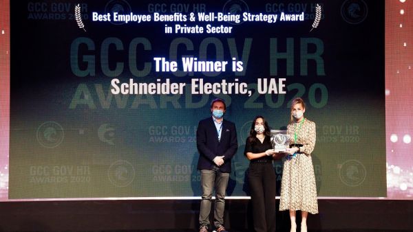 Schneider Electric Gulf Wins Best Employee Benefits & Well Being Strategy Award in Private Sector