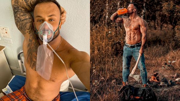 He suffered clinical death but medics restarted his heart as they tried in vain to save him. (Instagram)