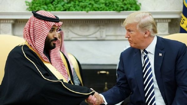 Saudi Arabia's Crown Prince Mohammed bin Salman and US President Donald Trump. (File photo: AFP via the Saudi Royal Palace)