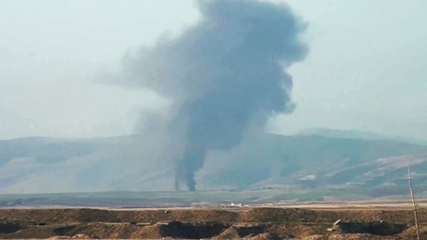 سماع دوي نحو 20 انفجارا ناجمة عن القصف المدفعي في ستيباناكيرت