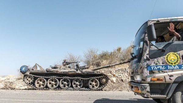 Hundreds have died in nearly three weeks of hostilities that analysts worry could draw in the broader Horn of Africa region, though Abiy has kept a lid on the details, cutting phone and internet connections in Tigray and restricting reporting. EDUARDO SOTERAS / AFP