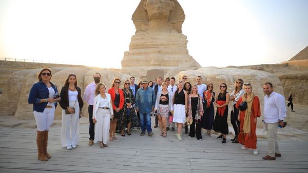 The “Forever Is Now” exhibition is co-curated by Simon Watson and Ghaffar, and will be presented by the Egyptian Ministry of Tourism and Antiquities. (Instagram)
