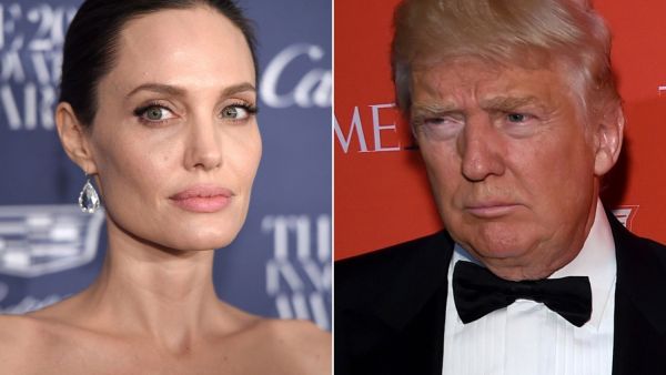 دونالد ترامب وأنجلينا جولي