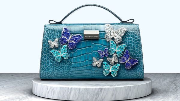 Boarini Milanesi will produce three of the opulent Parva Mea bags, which require 1,000 hours of work each to make. (Boarini Milanesi)