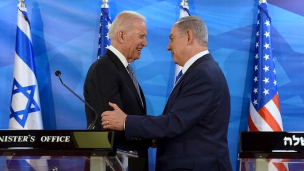 Prime Minister Benjamin Netanyahu and New US President Joe Biden (Twitter)