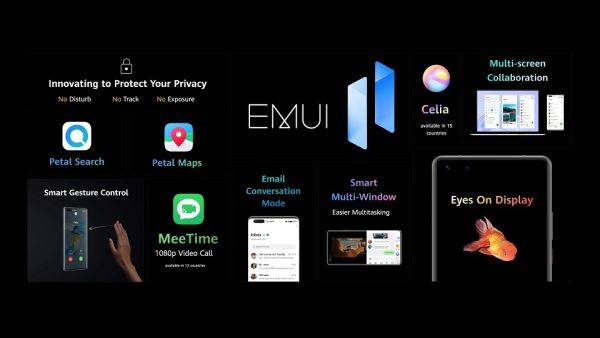 واجهة المستخدم EMUI 11 تضيف تألقًا لسلسلة هواتف HUAWEI Mate 40